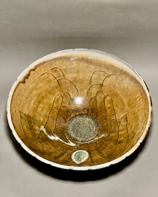 Hand Serving Bowl